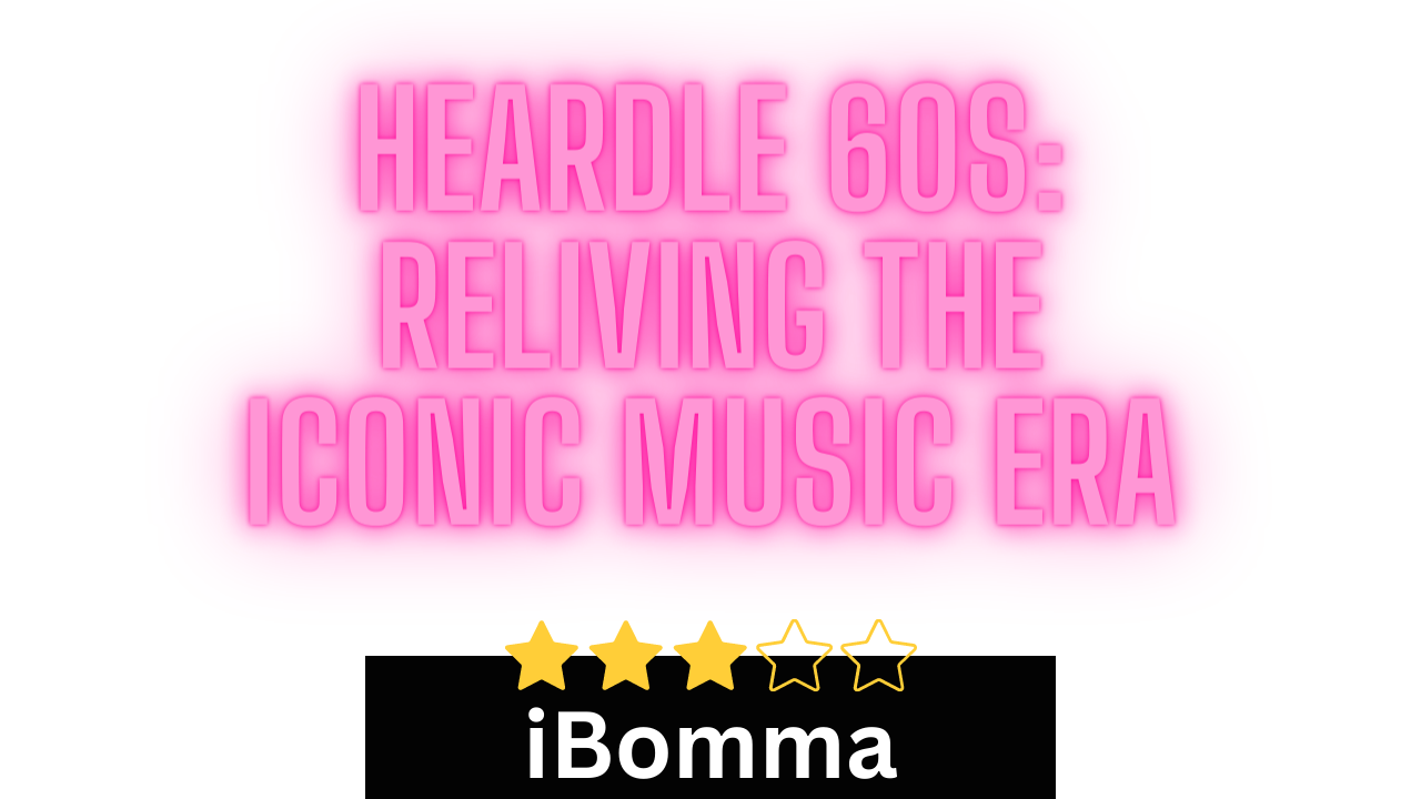 Heardle 60s Reliving the Iconic Music Era